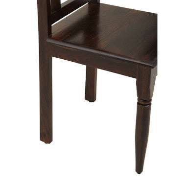 Dark Sheesham Wood Dining Chair