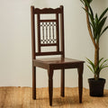 Dark Sheesham Wood Dining Chair