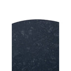 Black Marble Top 3 Tier Round Side Table with Slim Iron Frame