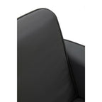 Grey Leather Effect Swivel Chair