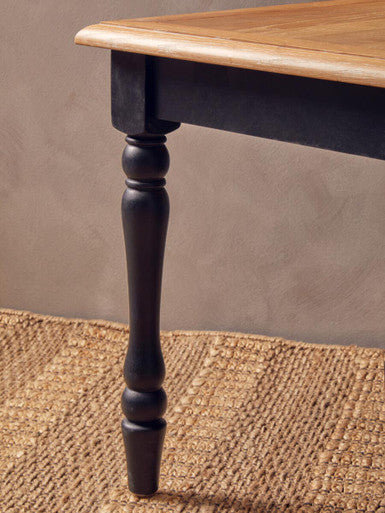 Antique Grey Oak Wood Side Table
