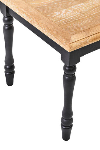 Antique Grey Oak Wood Side Table