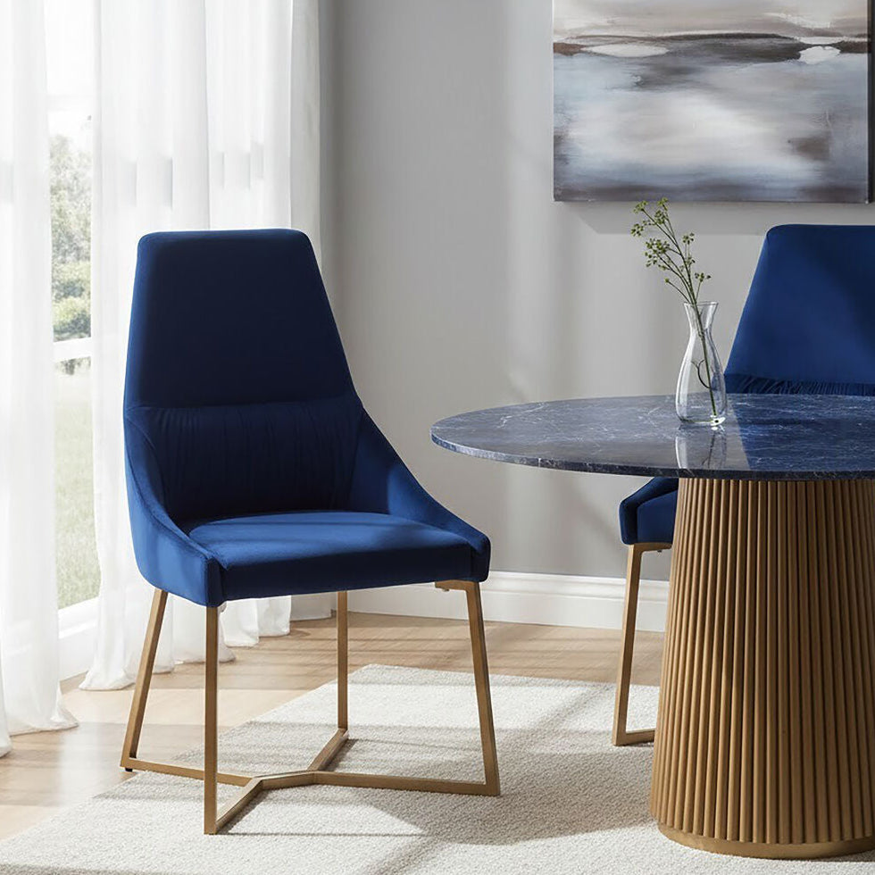 Midnight Velvet Dining Chair