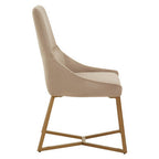 Mink Velvet Dining Chair