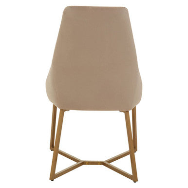 Mink Velvet Dining Chair