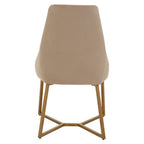 Mink Velvet Dining Chair