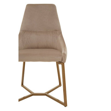 Mink Velvet Dining Chair