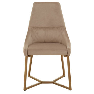 Mink Velvet Dining Chair
