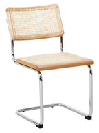 Elm Wood and Rattan Dining Chair