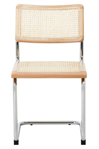 Elm Wood and Rattan Dining Chair