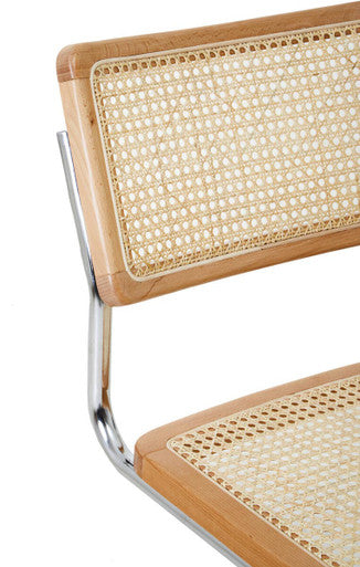 Elm Wood and Rattan Dining Chair