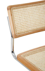 Elm Wood and Rattan Dining Chair