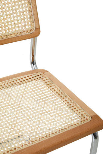 Elm Wood and Rattan Dining Chair