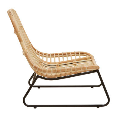 Natural Rattan Chair with Rattan Seat