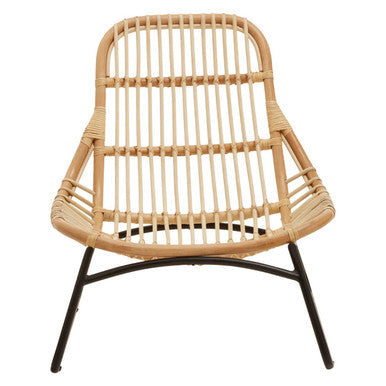 Natural Rattan Chair with Rattan Seat