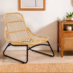 Natural Rattan Chair with Rattan Seat