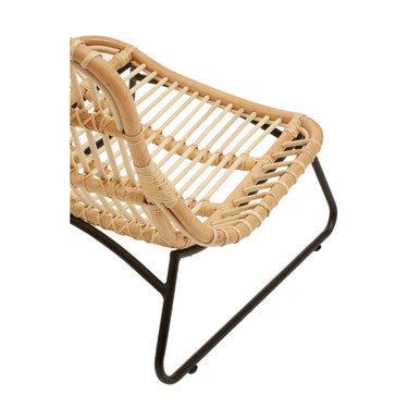 Natural Rattan Chair with Rattan Seat