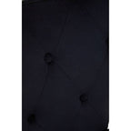 Black Velvet Upholstered Bar Chair