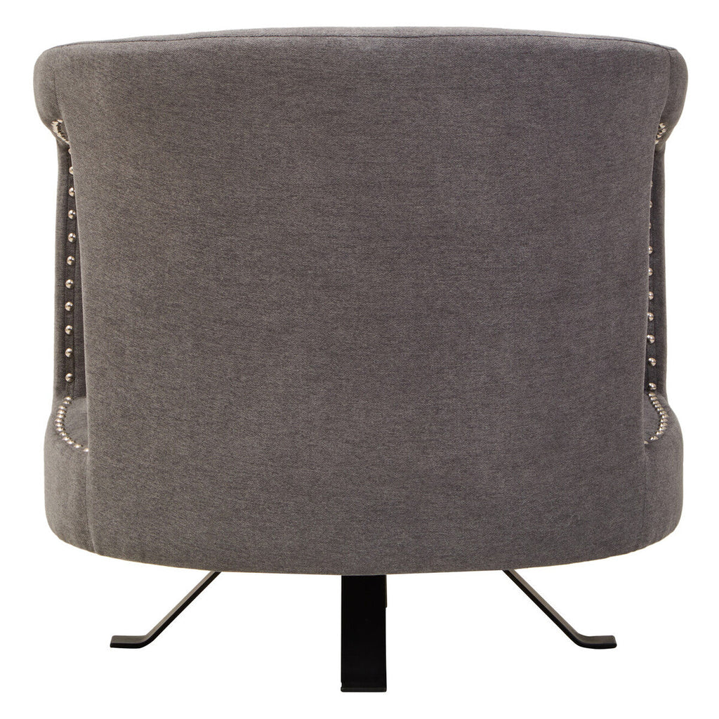 Ash Velvet Swivel Chair