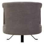 Ash Velvet Swivel Chair