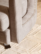 Ash Velvet Swivel Chair