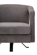 Ash Velvet Swivel Chair