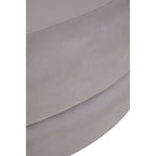 Mink Velvet Pouffe with Footrest