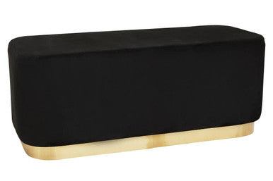 Black Velvet Bench