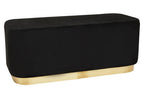 Black Velvet Bench