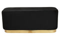 Black Velvet Bench