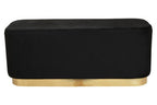 Black Velvet Bench