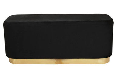 Black Velvet Bench