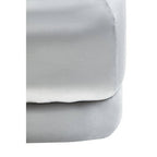 Grey Velvet Square Stool