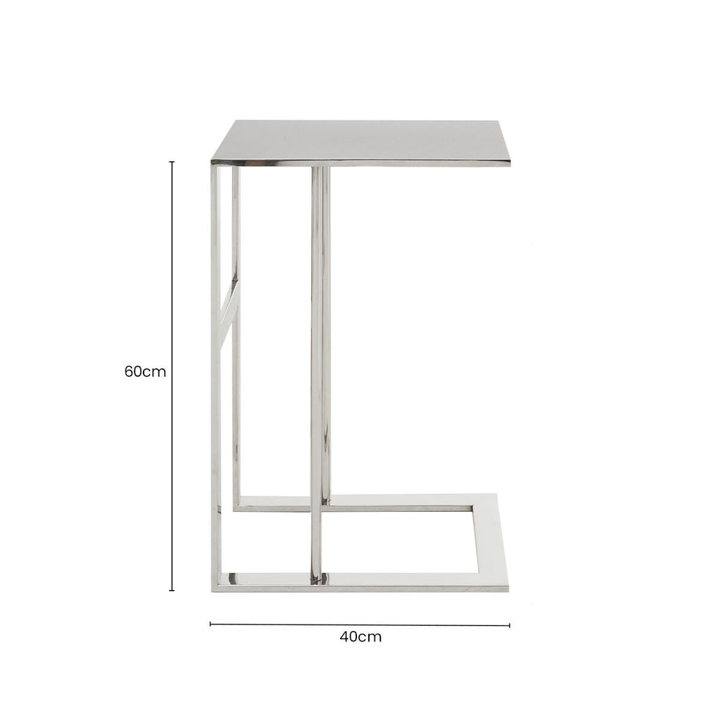 Silver Side Table