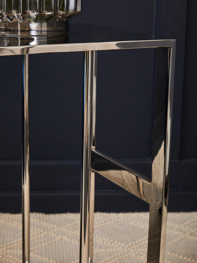 Silver Side Table