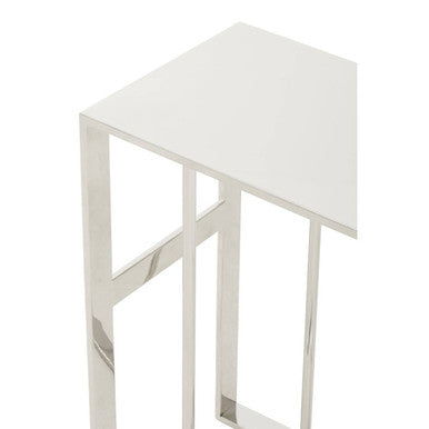 Silver Side Table