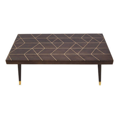 Dark Finish Mango Wood Coffee Table