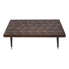 Dark Finish Mango Wood Coffee Table