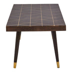 Dark Finish Mango Wood Coffee Table