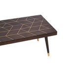 Dark Finish Mango Wood Coffee Table