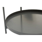 Two Tier Gold Round Coffee Table with Two-Tonal Contrast