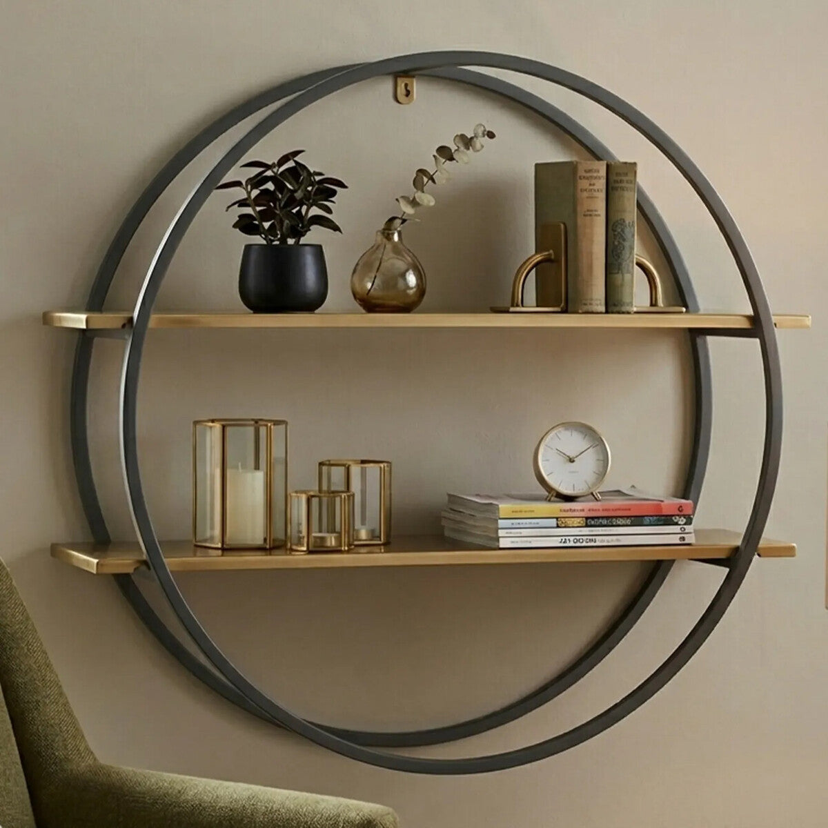 Two Tier Wall Shelf