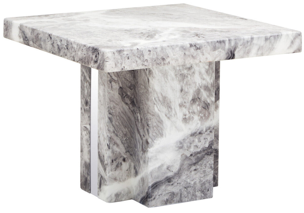Grey Marble Side Table