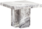 Grey Marble Side Table