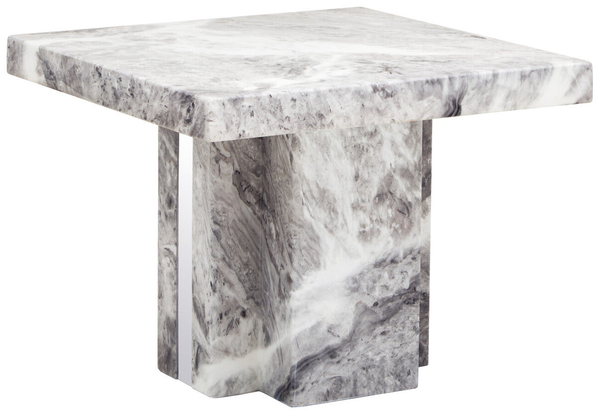 Grey Marble Side Table