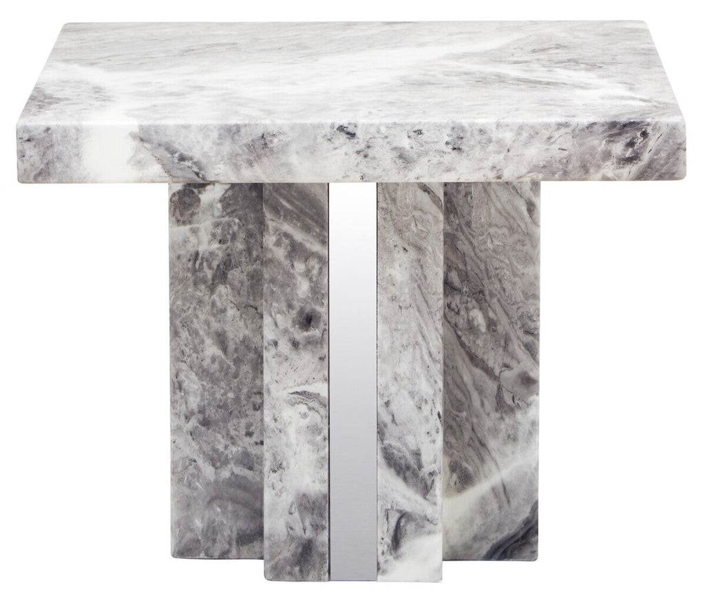 Grey Marble Side Table