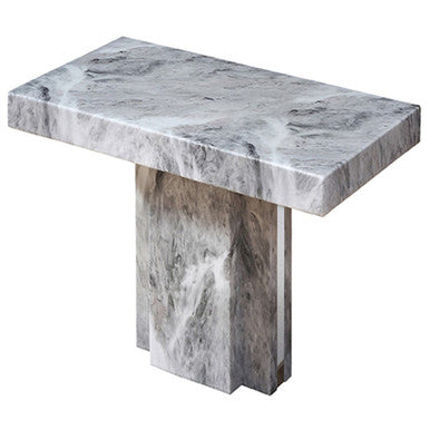 Grey Marble Side Table