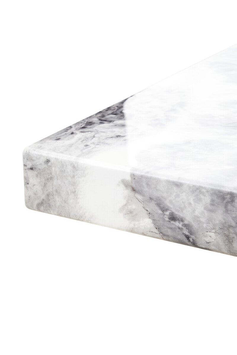 Grey Marble Side Table
