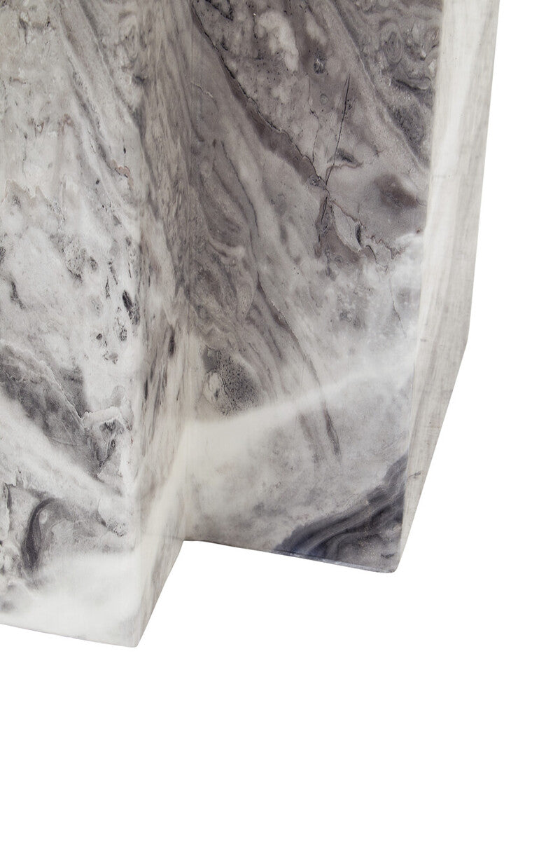 Grey Marble Side Table