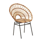 Natural Rattan Sunflower Chair